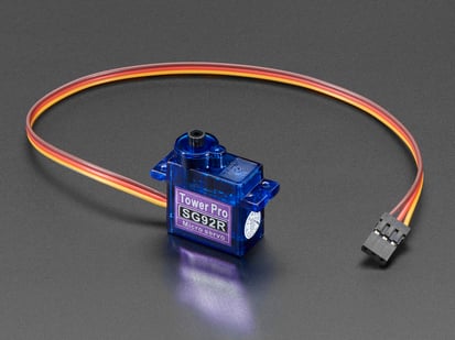 Micro servo - TowerPro SG92R - TowerPro SG92R - Micro servo with three pin cable