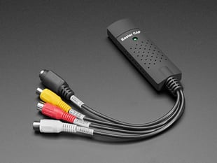 RCA NTSC or PAL or S-Video Input to USB Capture Adapter