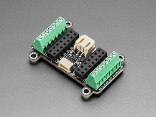 angled shot of terminal block add-on board.